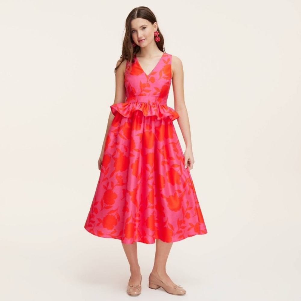 Kate Spade x Target Rose Peplum Midi Dress